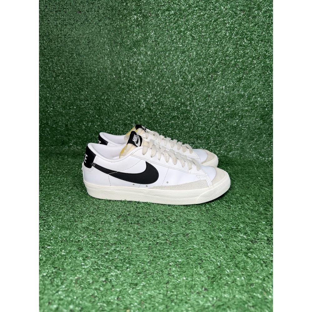Nike Blazer '77 Low Vintage Women Size 6.5 White Black Skate Shoes Sneakers